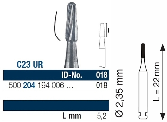 HM-Bohrer Klebstoffentferner C23UR 204 018