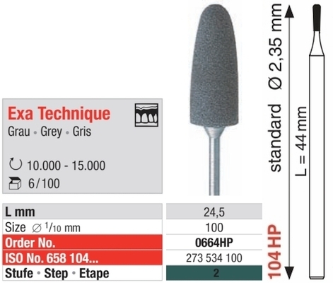 Kunststoff-Glanzpolierer EXA TECHNIK HP 0664HP-100