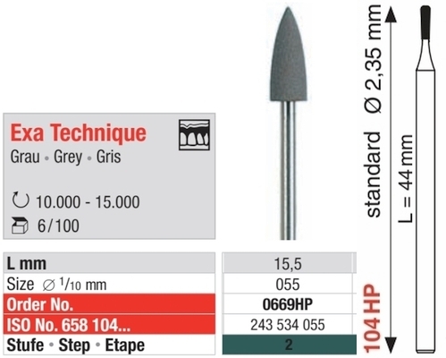 Kunststoff-Glanzpolierer EXA TECHNIK HP 0669HP-100