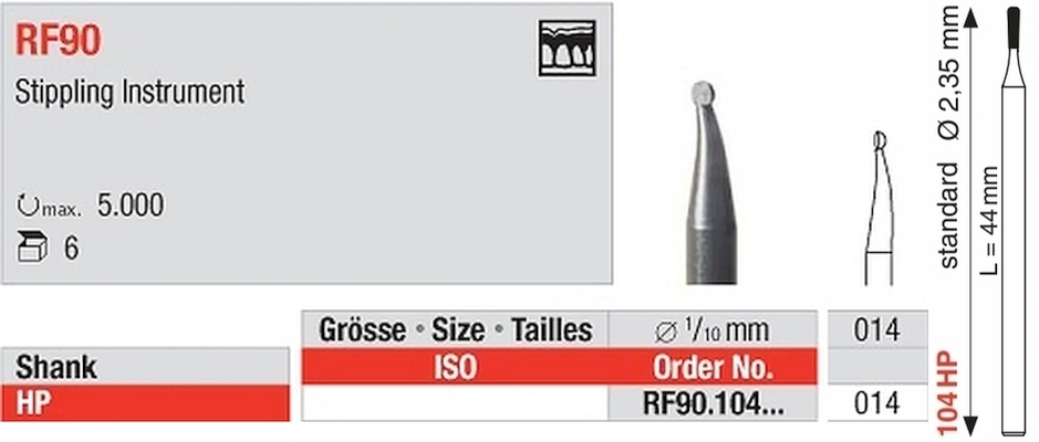 Schlagbohrer RF90 014 104 HP