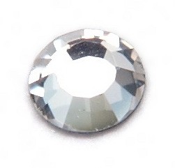 Schmuckstein zum Aufkleben- weiss- 1,5 mm- Rosenschliff DJ10-2