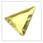 Dreieck- Zirkonia (synthetischer Diamant)- topas-gelb- Facettenschliff DJ405