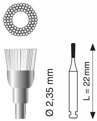 Prophylaxe-Reinigungsbürstchen WNRA