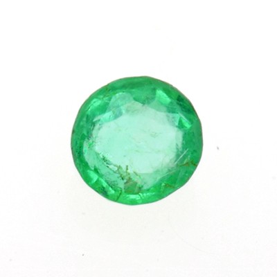 Smaragd- 0,04 ct- grün-  2,0 mm- Facettenschliff ES2.0