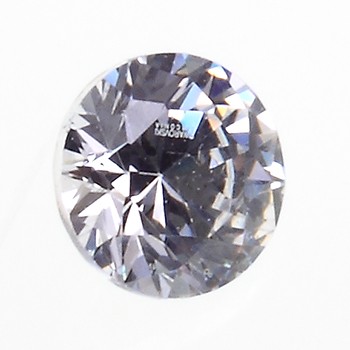 Zirkonia -  1,0 mm- weiss- synthetischer Diamant- Brillantschliff Z1.0