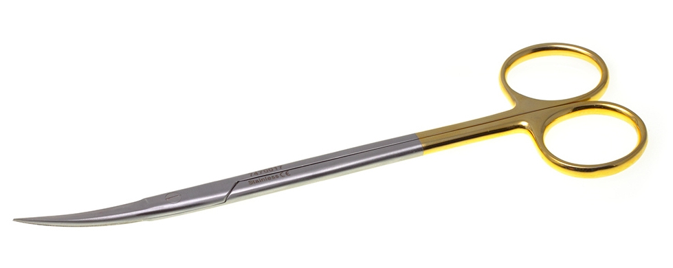 Kelly gebogen 16 cm- GEZAHNT mit HM-Auflage 7470017