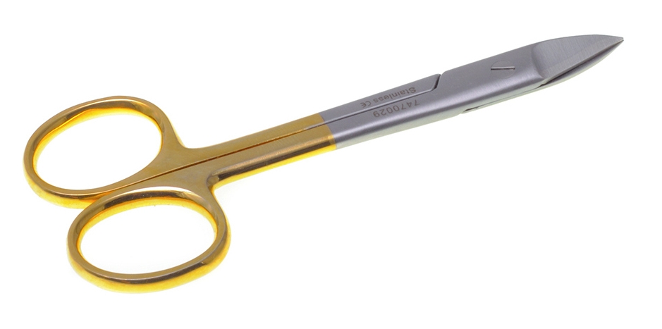 Kronenschere gerade 10,5 cm- GEZAHNT mit HM-Auflage 7470029